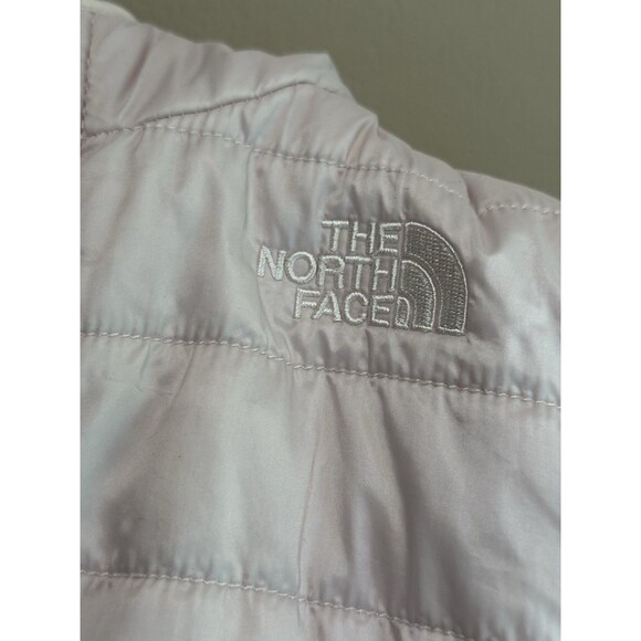 The North Face Reversible Mossbud Swirl Insulated Jacket Pink Toddler Girl 3T - Picture 2 of 12